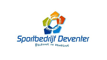 Logo Sportbedrijf Deventer, Beleving in Beweging